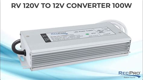 rv electric converter box|rv 120v to 12v converter.